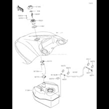 Fuel Tank pour Kawasaki 2019 SX-R