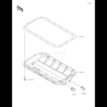 Oil Pan pour Kawasaki 2019 SX-R