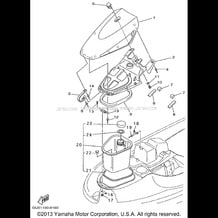 ENGINE HATCH 2 pour Yamaha 1998 WaveRunner WAVE RUNNER GP800W - GP800W - 1998