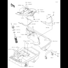 Hull Rear Fittings pour Kawasaki 2019 Ultra 310R