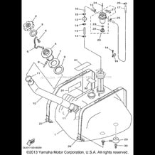 FUEL TANK 1 pour Yamaha 1998 WaveRunner WAVE RUNNER GP800W - GP800W - 1998