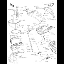 Hull Front Fittings pour Kawasaki 2019 Ultra 310X