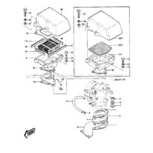 CARBURETOR BRACKETS/FLAME ARRESTER ('79- pour Kawasaki 1980 JS440