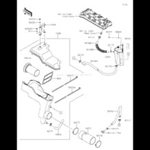 Intake Silencer pour Kawasaki 2019 Ultra 310X SE