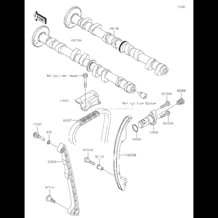 Camshaft(s) Tensioner pour Kawasaki 2019 Ultra LX