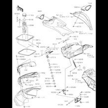 Hull Front Fittings pour Kawasaki 2019 Ultra LX