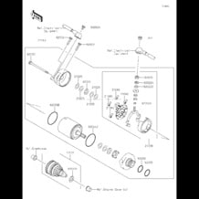 Starter Motor pour Kawasaki 2019 Ultra LX