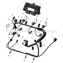 10- Engine Harness And Electronic Module 155HP Non Rental pour Seadoo 2019 004 - GTI 155, 2019