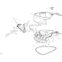 09- Front Cover pour Sea-Doo 2019 002 - GTI 130, 2019