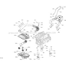 01- Engine pour Seadoo 2019 001 - GTR 230, 2019