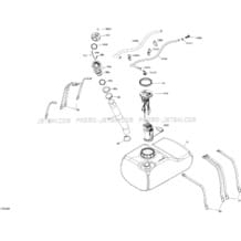 02- Fuel System pour Seadoo 2019 001 - GTR 230, 2019