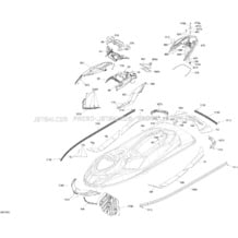 09- Body pour Seadoo 2019 001 - GTR 230, 2019