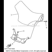 STEERING 2 pour Yamaha 1998 WaveRunner WAVE RUNNER GP800W - GP800W - 1998