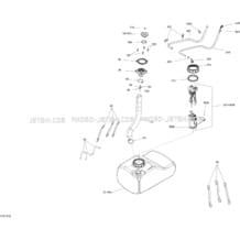 02- Fuel System pour Sea-Doo 2019 004 - FISH PRO, 2019