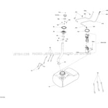 02- Fuel System pour Seadoo 2019 003 - GTX 300, 2019