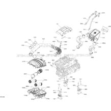 01- Engine pour Seadoo 2019 001 - RXP 300, 2019