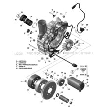 03- PTO Cover And Magneto pour Sea-Doo 2019 002 - RXT 300, 2019