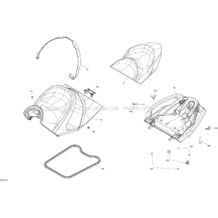 09- Seat pour Seadoo 2019 002 - RXT 300, 2019