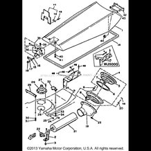 HULL DECK 1 pour Yamaha 1987 WaveRunner WJ500H - 1987