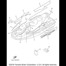 GRAPHIC TOOL pour Yamaha 1998 WaveRunner WAVE RUNNER XL1200 - XL1200W - 1998