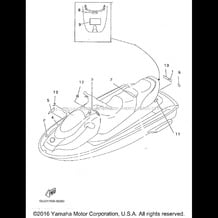 IMPORTANT LABELS pour Yamaha 1998 WaveRunner WAVE RUNNER XL1200 - XL1200W - 1998