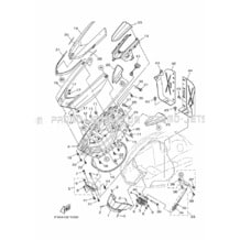 ENGINE HATCH 2 pour Yamaha 2020 WaveRunner FX CRUISER HO - FB1800AV - 2020