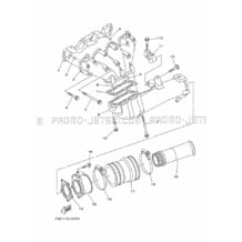 EXHAUST 1 pour Yamaha 2020 WaveRunner FX CRUISER HO - FB1800AV - 2020