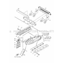 HULL & DECK 2 pour Yamaha 2020 WaveRunner FX CRUISER HO - FB1800AV - 2020