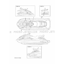 IMPORTANT LABELS pour Yamaha 2020 WaveRunner FX CRUISER HO - FB1800AV - 2020