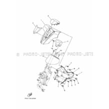 STEERING 3 pour Yamaha 2020 WaveRunner FX CRUISER HO - FB1800AV - 2020