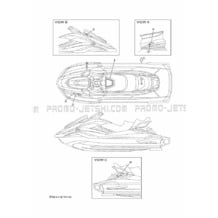 IMPORTANT LABELS pour Yamaha 2020 WaveRunner FX CRUISER SVHO - FC1800AV - 2020