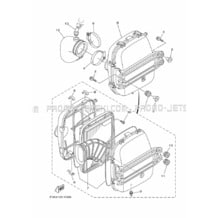 INTAKE 3 pour Yamaha 2020 WaveRunner FX CRUISER SVHO - FC1800AV - 2020