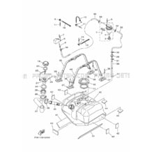 FUEL TANK pour Yamaha 2020 WaveRunner FX HO - FB1800V - 2020