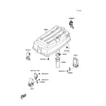 Engine Hood pour Kawasaki 1990 TS