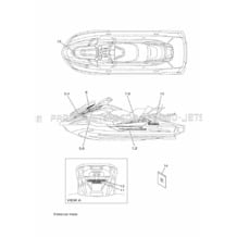 GRAPHICS pour Yamaha 2020 WaveRunner FX LIMITED SVHO - FC1800BV - 2020