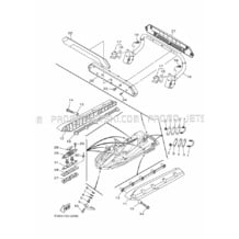 HULL & DECK 2 pour Yamaha 2020 WaveRunner FX LIMITED SVHO - FC1800BV - 2020