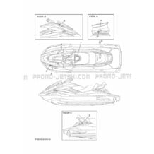 IMPORTANT LABELS pour Yamaha 2020 WaveRunner FX LIMITED SVHO - FC1800BV - 2020