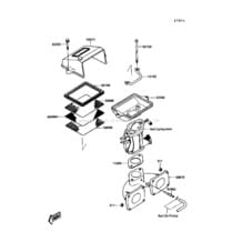 Flame Arrester pour Kawasaki 1990 TS