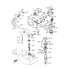 Fuel Tank pour Kawasaki 1990 TS