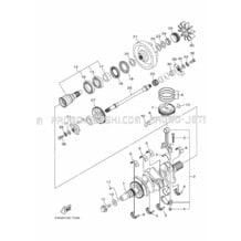 CRANKSHAFT & PISTON pour Yamaha 2020 WaveRunner VX - VX1050CV - 2020