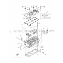 CYLINDER pour Yamaha 2020 WaveRunner VX - VX1050CV - 2020