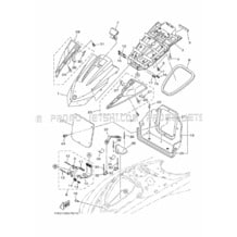 ENGINE HATCH 2 pour Yamaha 2020 WaveRunner VX - VX1050CV - 2020