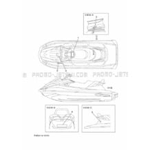 IMPORTANT LABELS pour Yamaha 2020 WaveRunner VX CRUISER HO - VC1800V - 2020