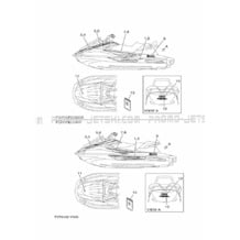 GRAPHICS pour Yamaha 2020 WaveRunner VX CRUISER VX1050BV - VX1050BV - 2020