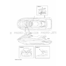 IMPORTANT LABELS pour Yamaha 2020 WaveRunner VX CRUISER VX1050BV - VX1050BV - 2020