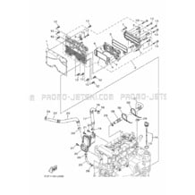 OIL COOLER pour Yamaha 2020 WaveRunner VX CRUISER VX1050BV - VX1050BV - 2020