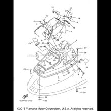 ENGINE HATCH 1 pour Yamaha 1998 WaveRunner WAVE RUNNER XL760 (XL760W) 1998