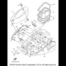 ENGINE HATCH 2 pour Yamaha 1998 WaveRunner WAVE RUNNER XL760 (XL760W) 1998