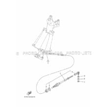 CONTROL CABLE pour Yamaha 2020 WaveRunner VX-C - VX1050GV - 2020