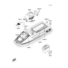 Labels B2 pour Kawasaki 1990 TS